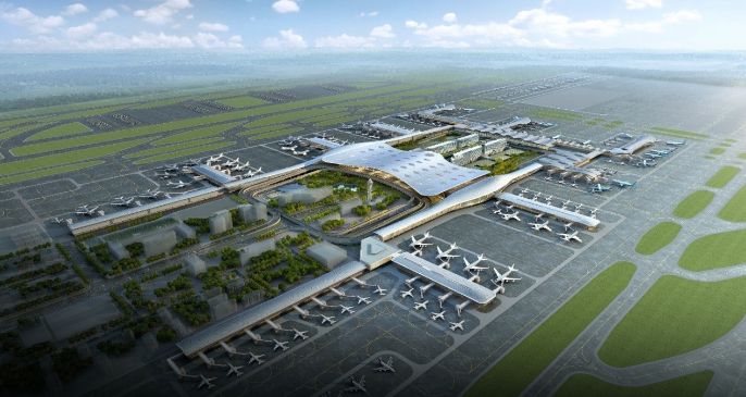 杭州蕭山國際機場三期項目新建航站樓及陸側(cè)交通中心工程